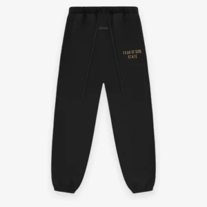 Fleece Essential Sweatpant Black