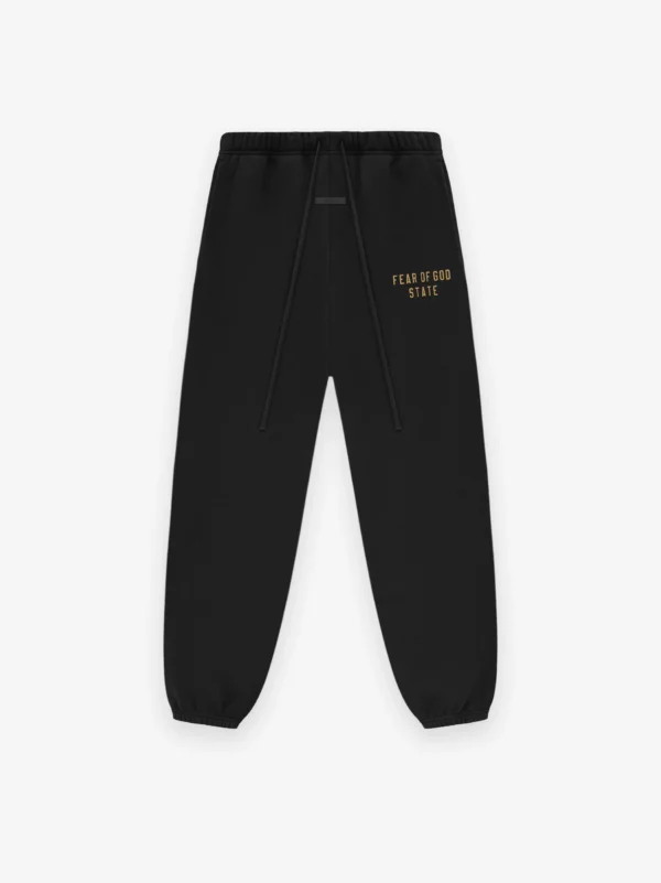Fleece Essential Sweatpant Black