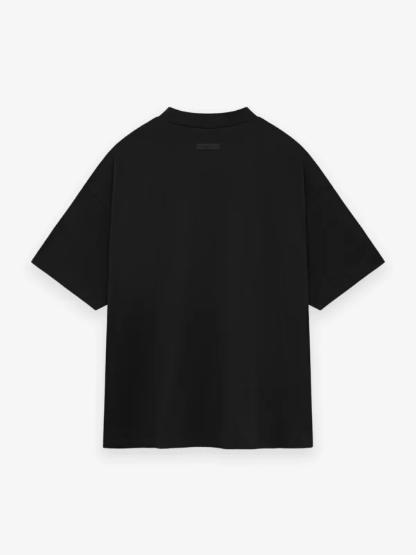 Jersey Crewneck Tee Black - Image 2