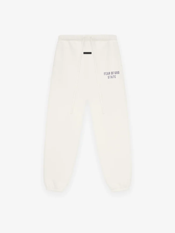 Fleece Essential Sweatpant Off-white